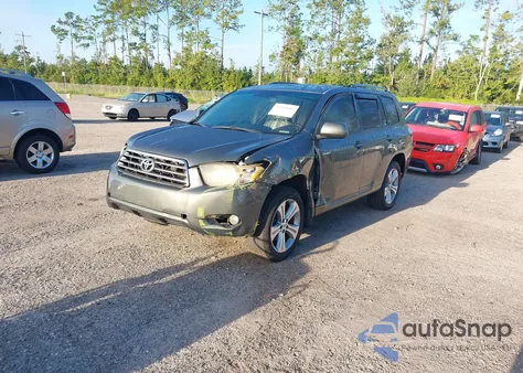 2008 Toyota Highlander Sport from USA, damaged, VIN JTEDS43A382003154